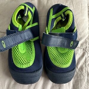 Champion Kids Navy and Lime Water Shoes